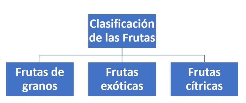 Clasificación de las Frutas