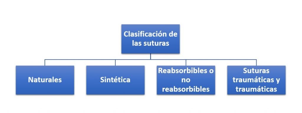 Clasificación de las suturas
