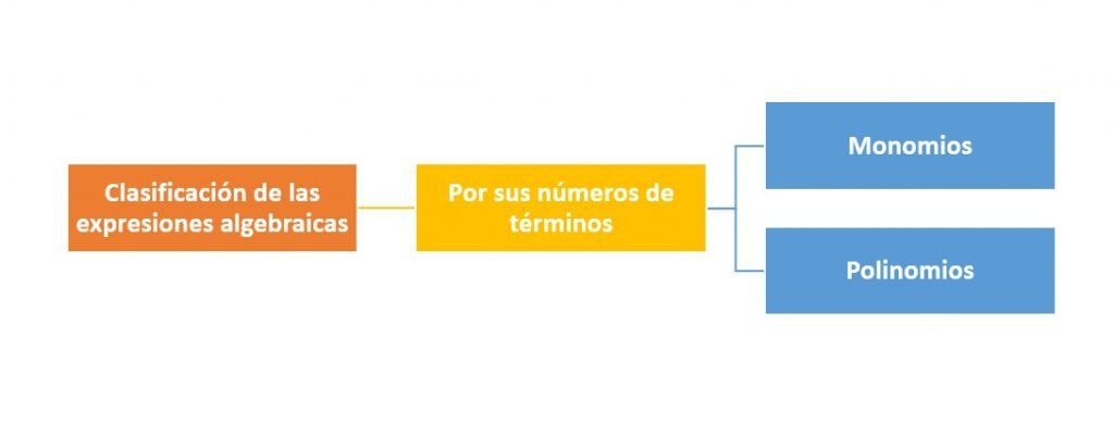 Clasificación de las expresiones algebraicas