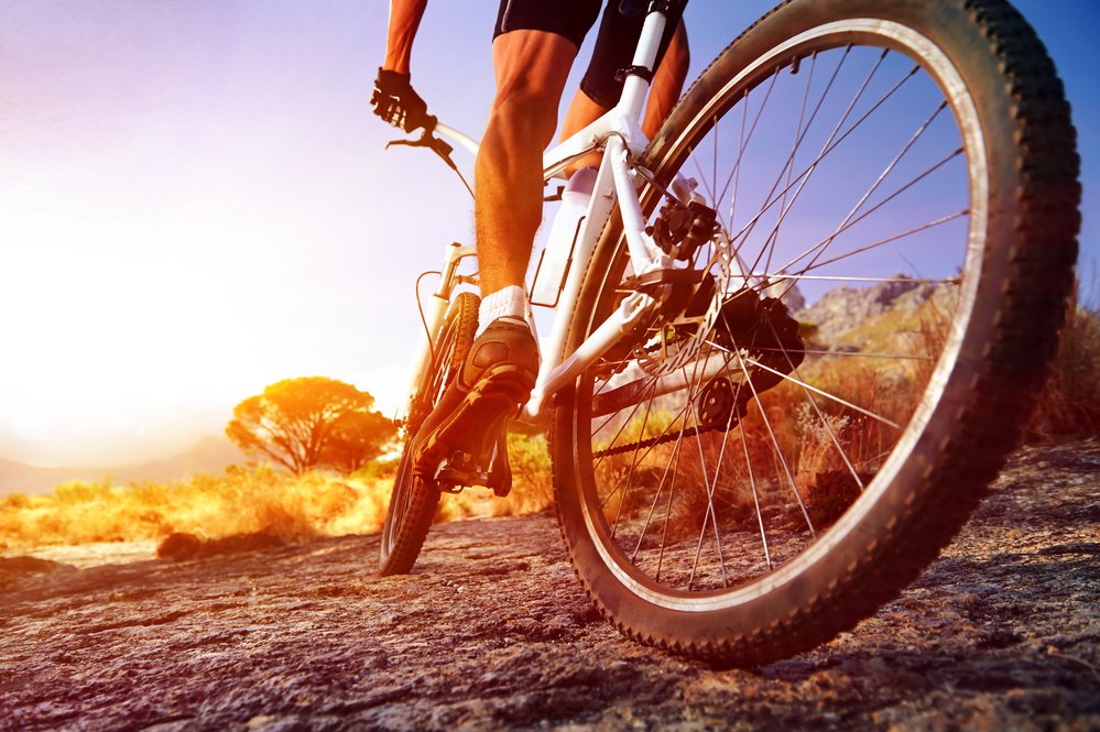 la bicicleta ejemplos de la primera ley de Newton