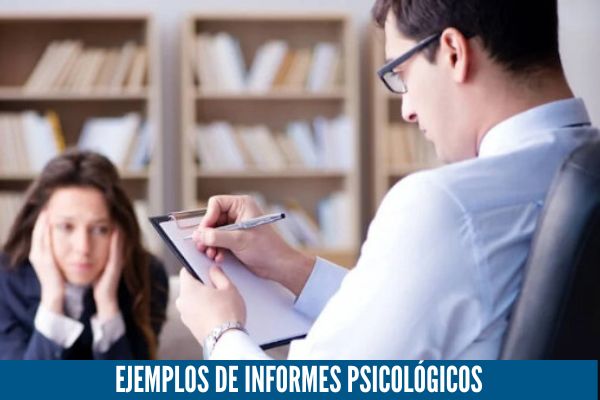 ejemplos de informes psicológicos