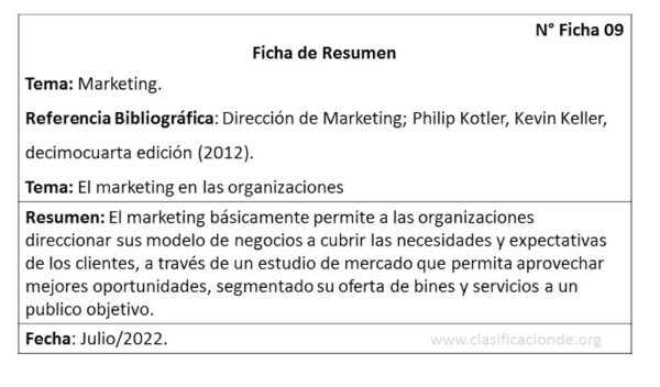 fichas de resumen