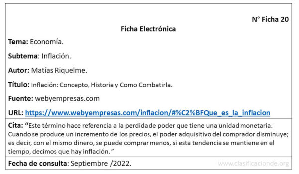 ejemplo de fichas electrónicas. 3