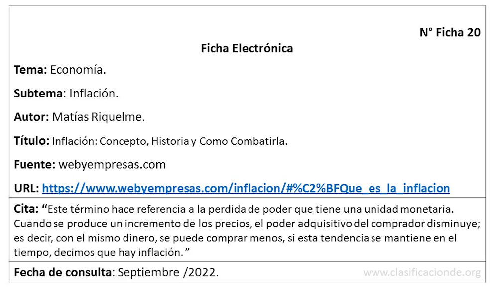 6 ejemplos de fichas electr nicas c mo se clasifican 