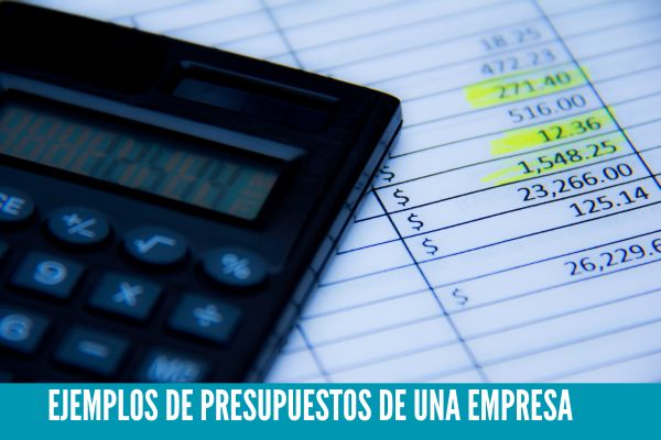 Ejemplos de Presupuestos de una Empresa