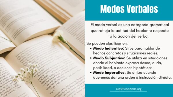 Clasificación de Modos Verbales
