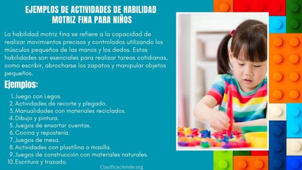 Ejemplos de Actividades de Habilidad Motriz Fina para Niños