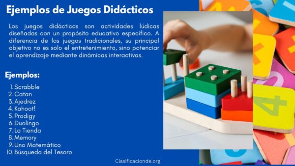 Ejemplos de Juegos Didácticos 1