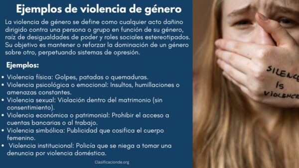 Ejemplos de Violencia de Género
