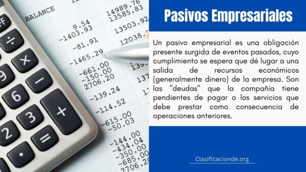 Tipos de Pasivos Empresariales
