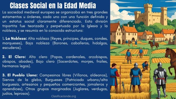 Clasificación Social en la Edad Media