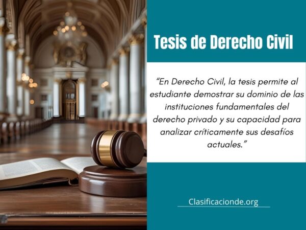 Ejemplos de Temas para Tesis de Derecho Civil