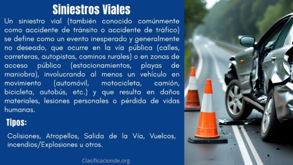 Tipos de Siniestros Viales