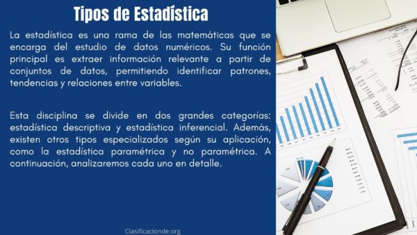 Tipos de Estadística