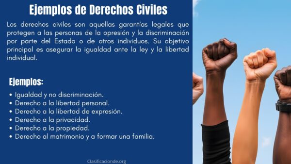 Ejemplos de Derechos Civiles