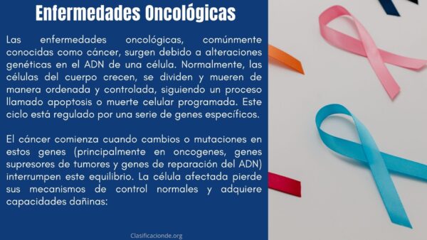Clasificación de las Enfermedades Oncológicas