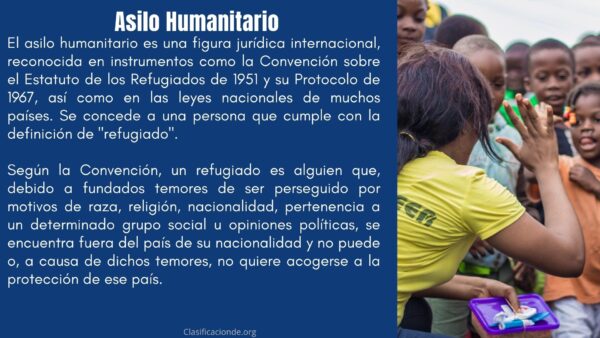 Ejemplos de Asilo Humanitario