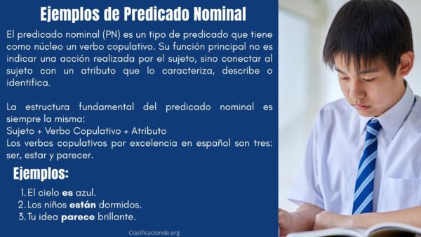 Ejemplos de Predicado Nominal