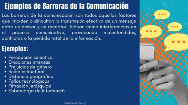 Ejemplos de Barreras de la Comunicación