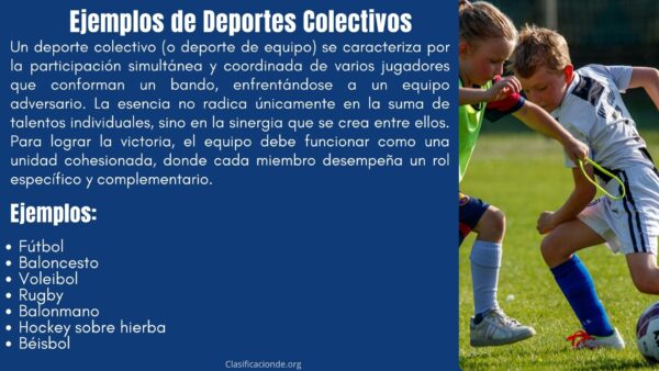 Ejemplos de Deportes Colectivos