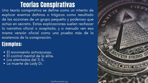 Ejemplos de Teorías Conspirativas