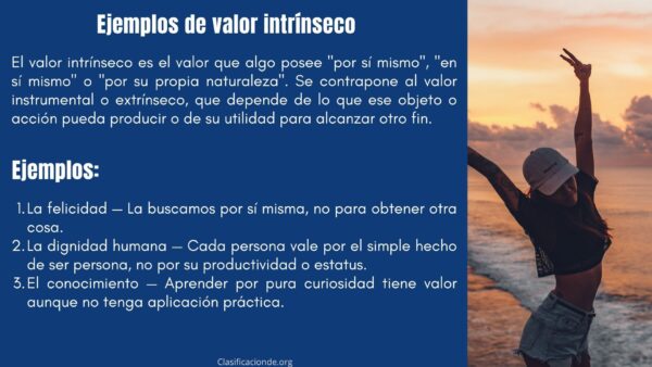 Ejemplos de valor intrínseco