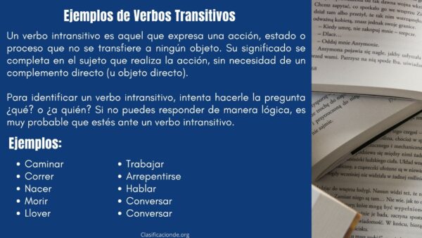 Ejemplos de Verbos Intransitivos