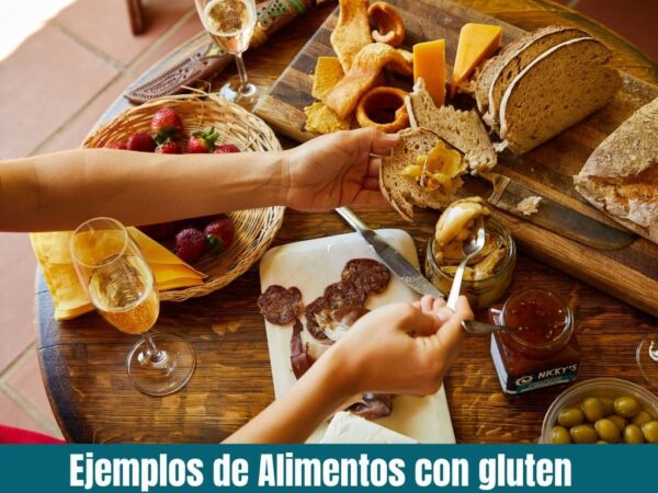 Ejemplos de Alimentos con gluten